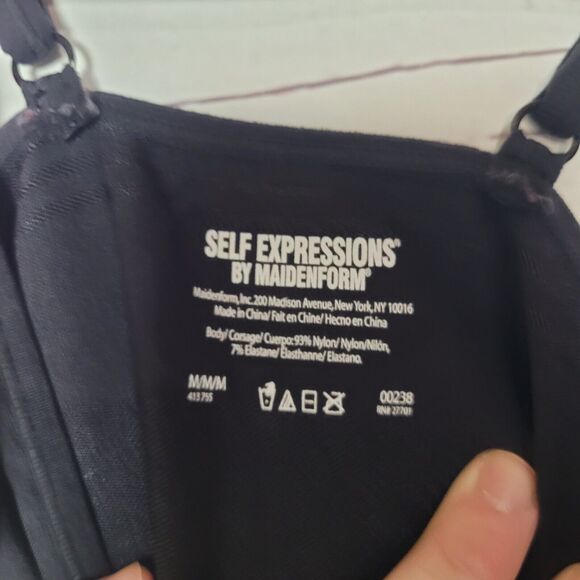 Self Expressions by Maidenform Black Seamless Cami Tank Top Womans Size Medium - Picture 4 of 4